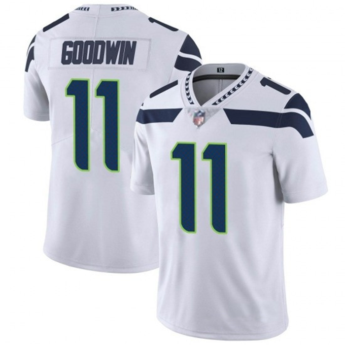 Men's Seattle Seahawks #11 Marquise Goodwin White Vapor Untouchable Limited Stitched Jersey